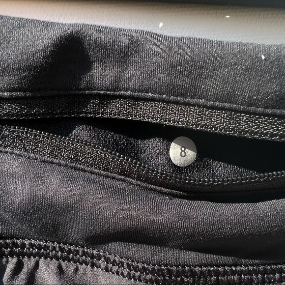 LULULEMON black speed shorts 8 - Picture 4 of 4
